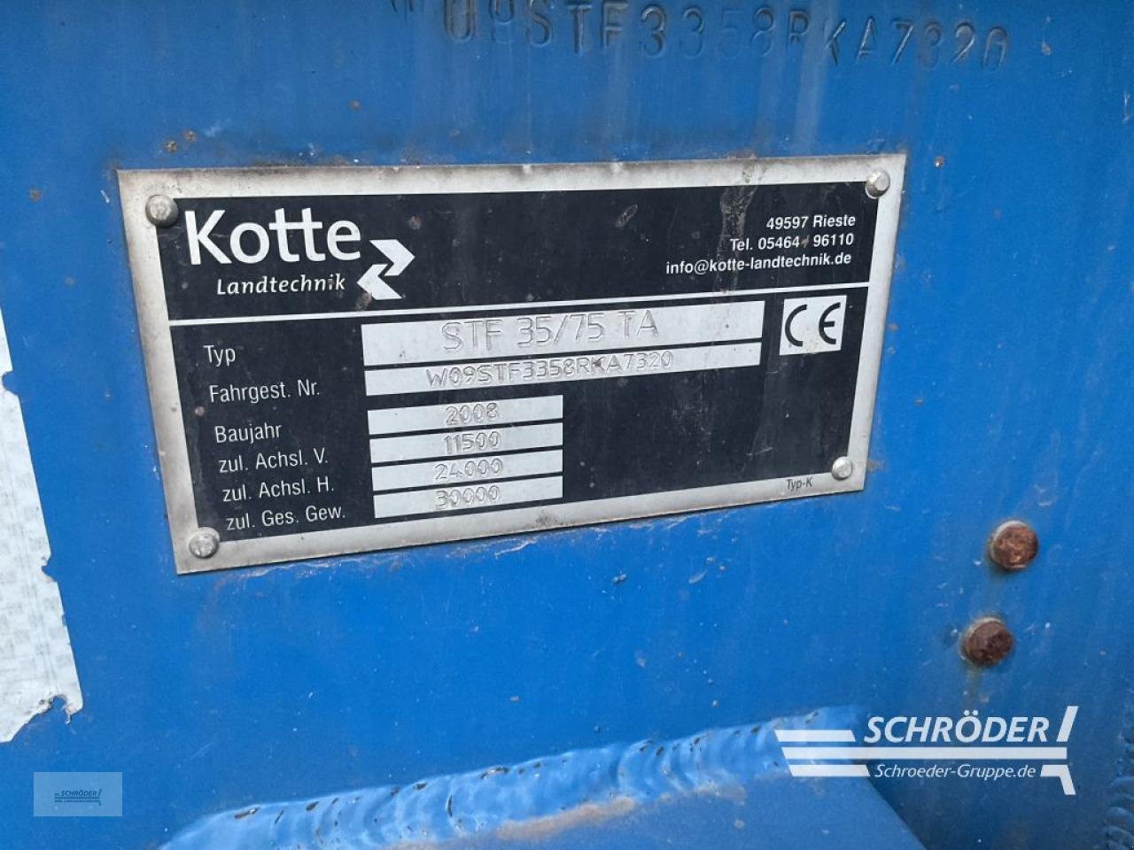 Güllecontainer des Typs Kotte TSA 30000 ALU LIGHT, Gebrauchtmaschine in Holdorf (Bild 15)