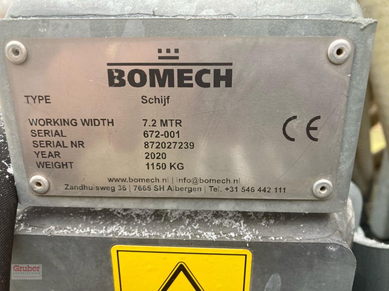 Gülleeinarbeitungstechnik of the type Bomech Schijf  7,20 m, Gebrauchtmaschine in Elsnig (Picture 6)