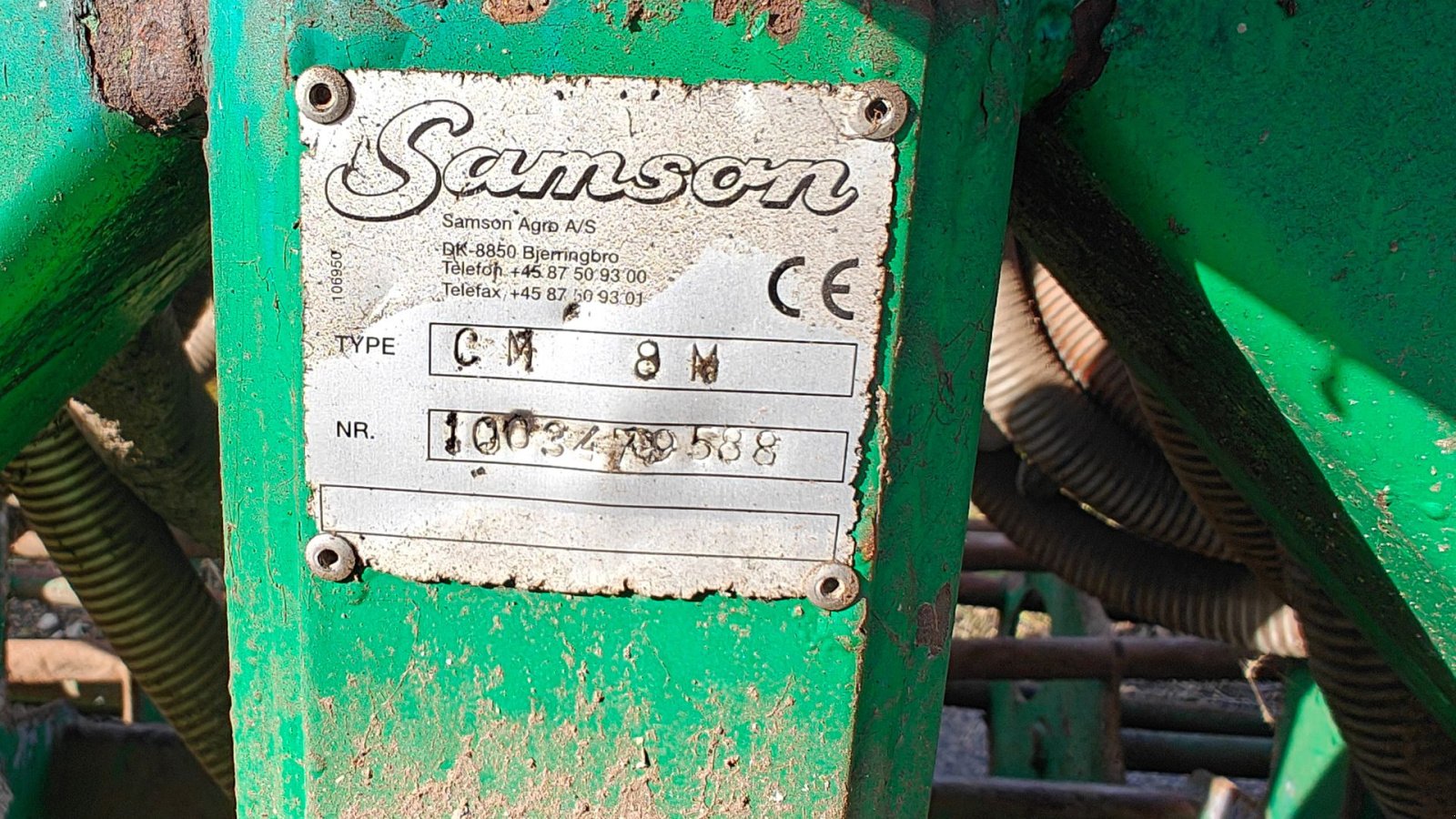 Gülleeinarbeitungstechnik tipa Samson CM8 Sort Jords nedfælder, Gebrauchtmaschine u Vejen (Slika 4)