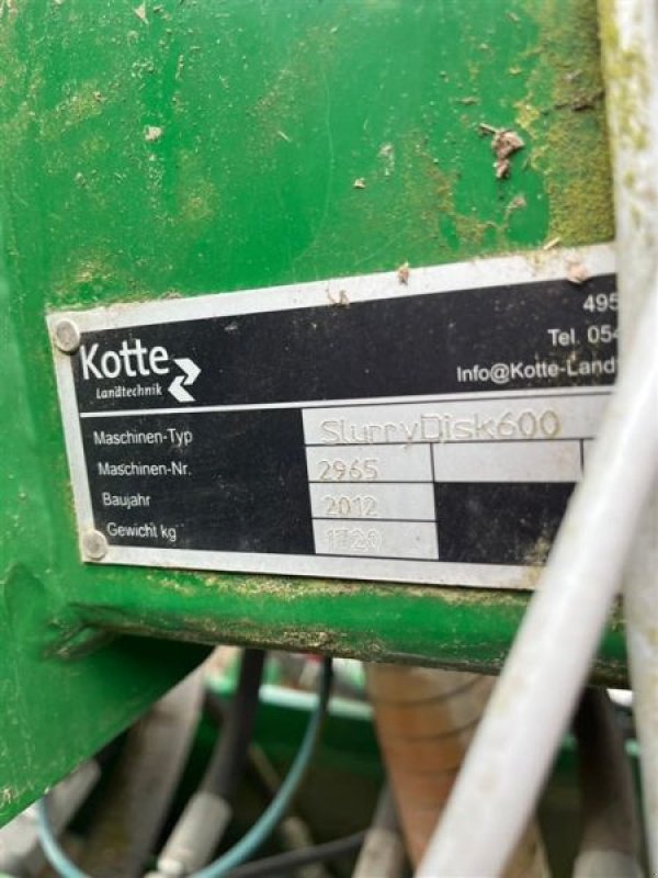 Gülleeinarbeitungstechnik типа Sonstige GEBR.  SLURY DISK 600, Gebrauchtmaschine в Plessa (Фотография 5)