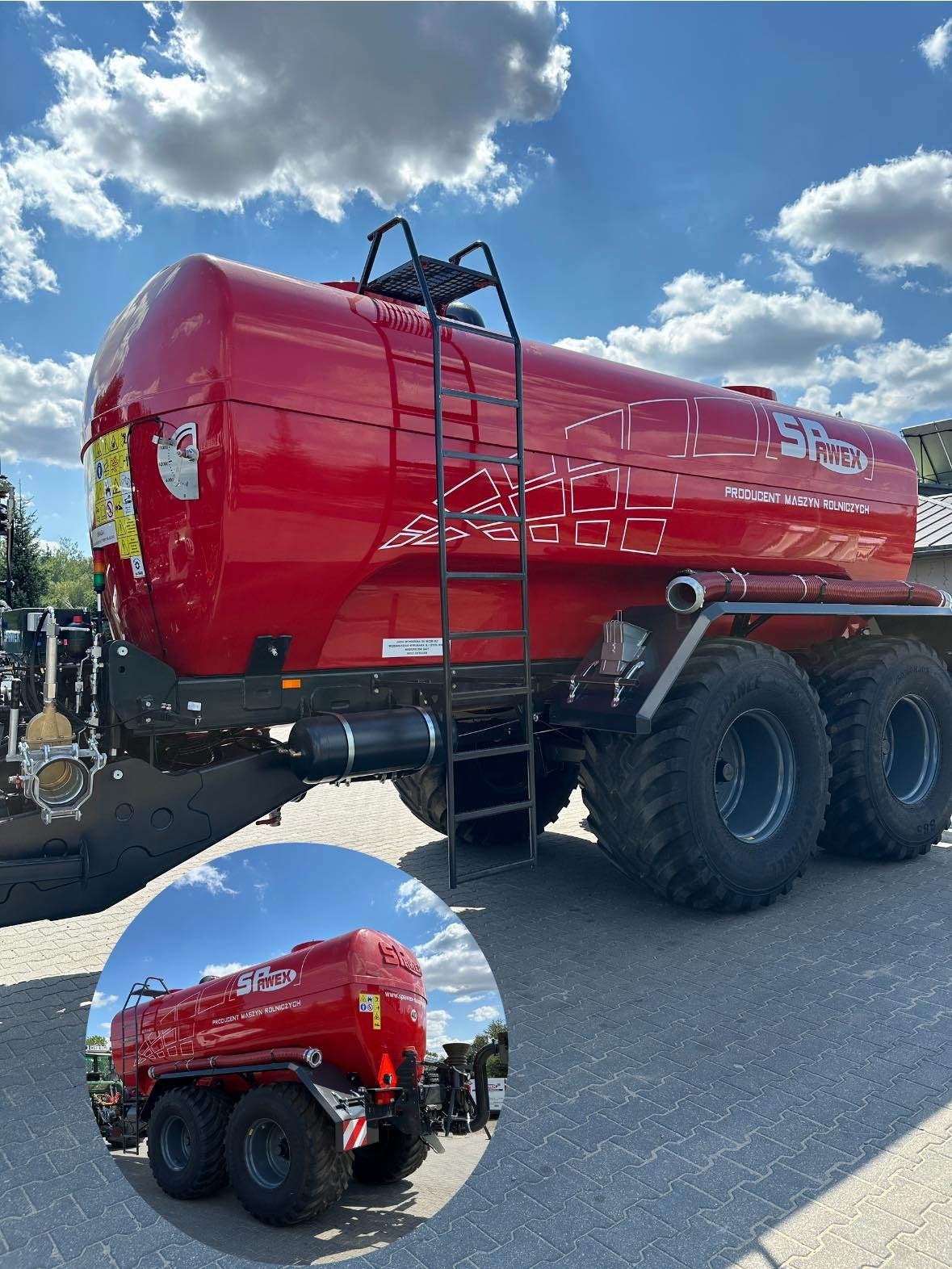 Gülleeinarbeitungstechnik des Typs Spawex Gülletankwagen / slurry tanker, Neumaschine in Michałowo (Bild 22)