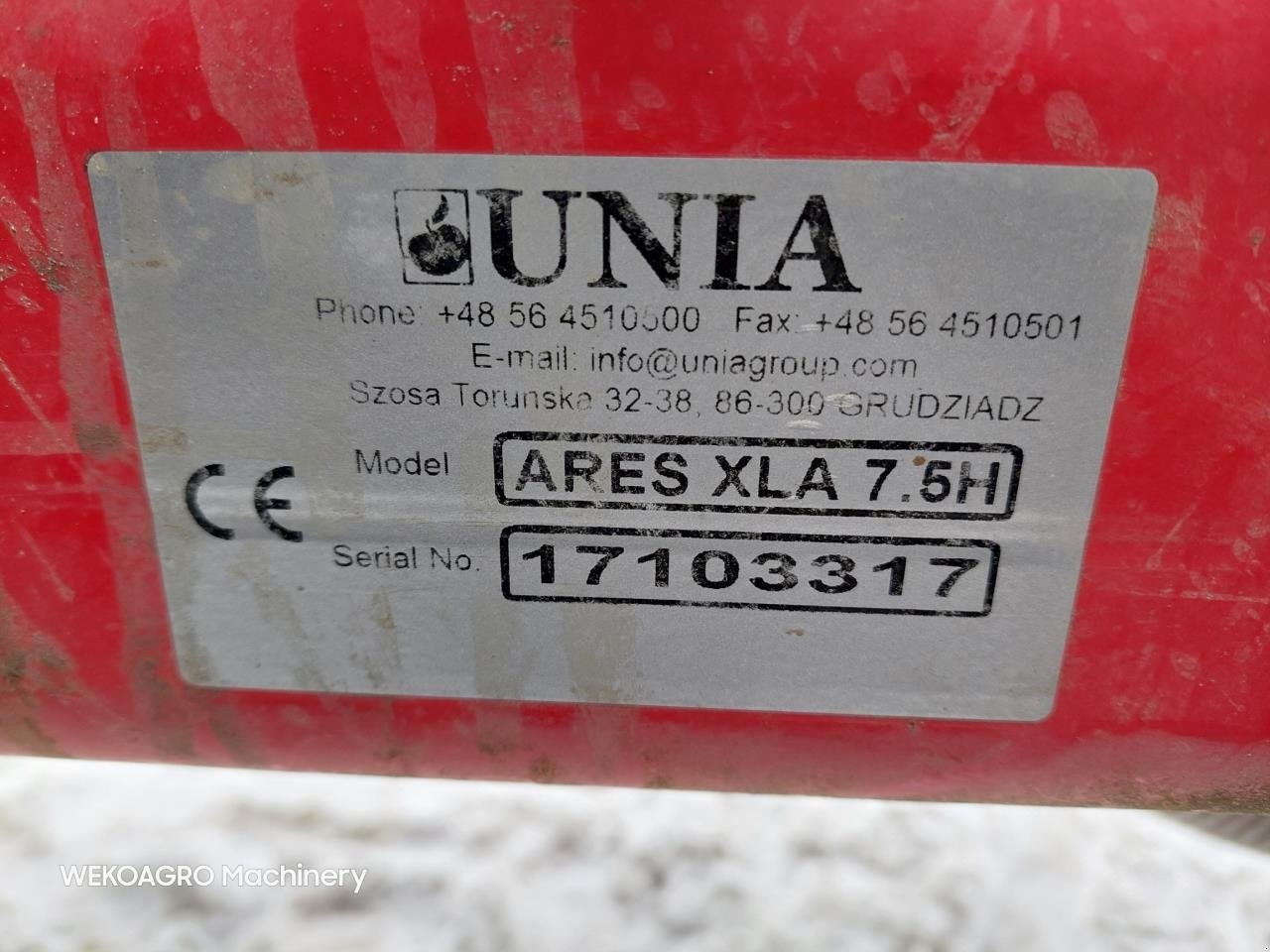 Gülleeinarbeitungstechnik от тип Unia Ares XLA 7.5 H, Gebrauchtmaschine в Hammel (Снимка 16)