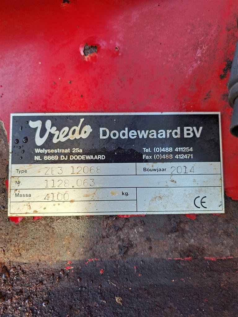 Gülleeinarbeitungstechnik типа Vredo ZB3 12068 Der er monteret 2 X 2 støttehjul i front., Gebrauchtmaschine в Ulfborg (Фотография 6)