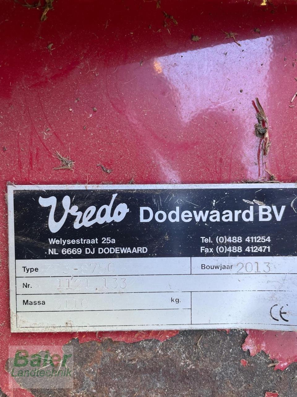 Gülleeinarbeitungstechnik типа Vredo ZB3 8750, Gebrauchtmaschine в OBERNDORF-HOCHMOESSINGEN (Фотография 3)