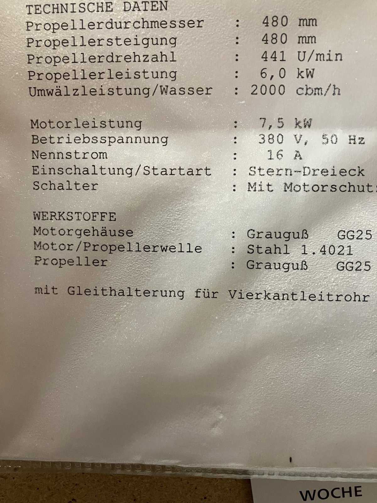 Güllemixer des Typs ABS Tauchmotorrührwerk Güllerührwerk, Gebrauchtmaschine in Bad Zwischenahn (Bild 1)