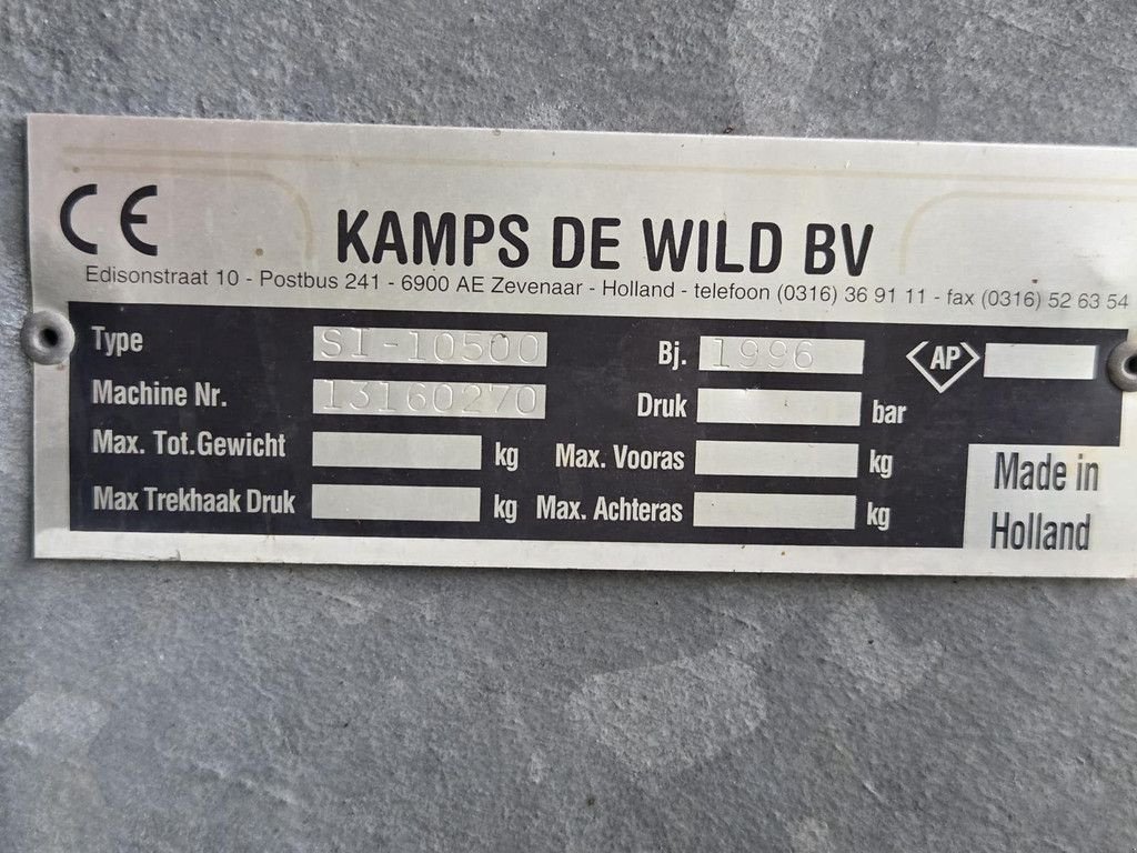 Güllemixer типа Kaweco 10500, Gebrauchtmaschine в Heerenveen (Фотография 3)