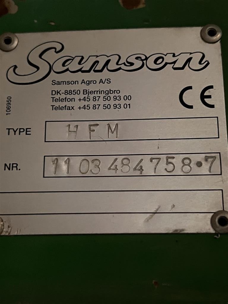 Güllemixer a típus Samson HFM, Gebrauchtmaschine ekkor: Hurup Thy (Kép 7)