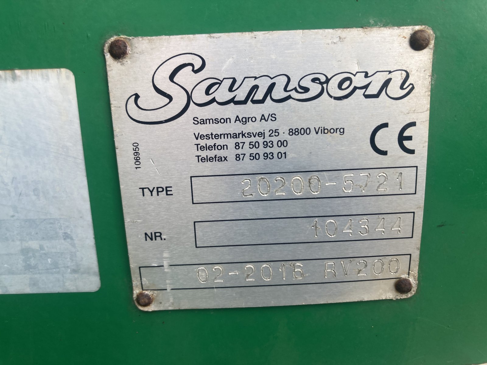 Güllemixer del tipo Samson RV200 OMRØRER, Gebrauchtmaschine In Thisted (Immagine 5)