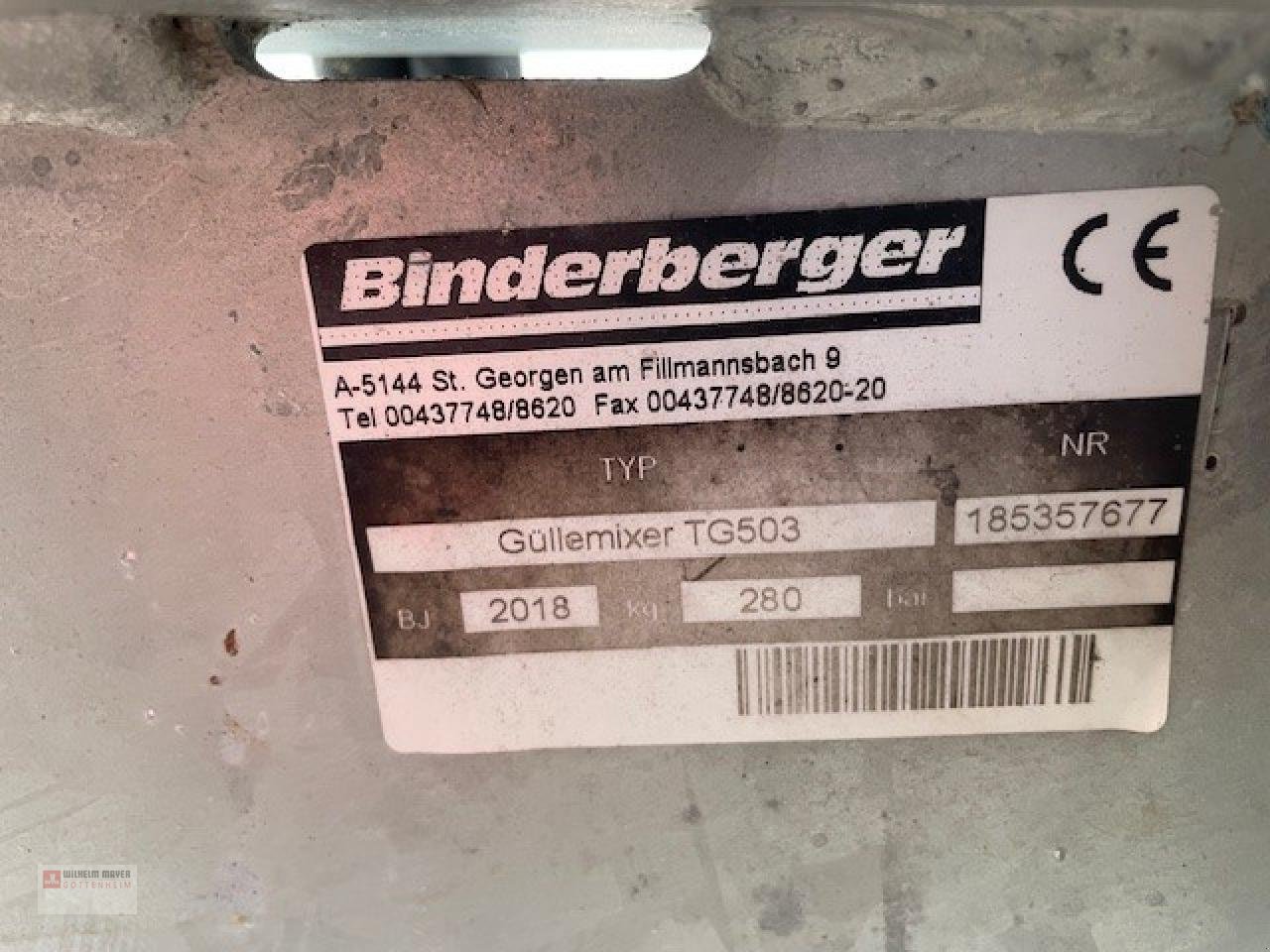 Güllemixer tipa Sonstige BINDERBERGER, Gebrauchtmaschine u Gottenheim (Slika 3)