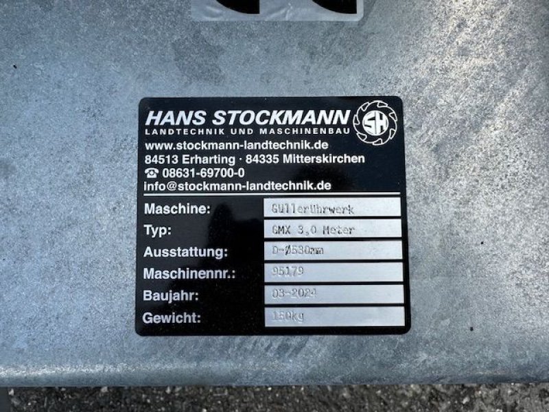 Güllemixer des Typs Stockmann Güllemixer 3,0-6,0m, Neumaschine in Tamsweg (Bild 15)