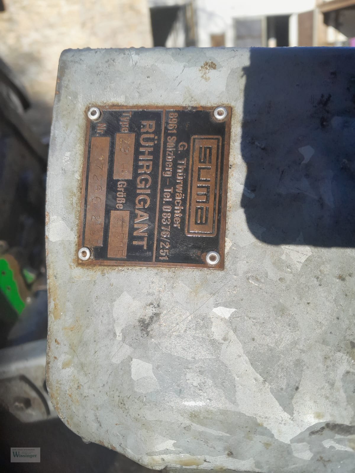 Güllemixer типа SUMA Rührgigant Z3, Gebrauchtmaschine в Thalmässing (Фотография 5)