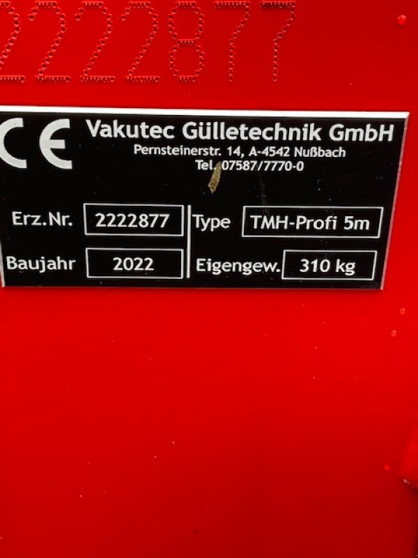 Güllemixer des Typs Vakutec TMH-Profi-5, Neumaschine in Ostrach (Bild 2)