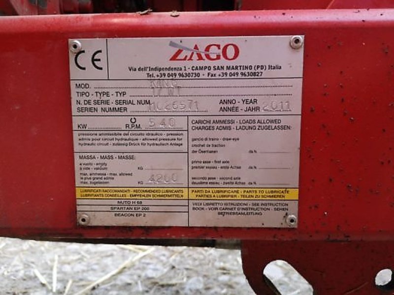 Güllemixer des Typs Zago KING 17WT, Gebrauchtmaschine in Muespach (Bild 6)