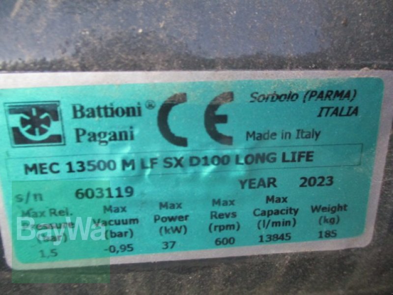 Güllepumpe des Typs Battioni-Pagani Vakuumpumpe MEC 13500, Gebrauchtmaschine in Schönau b.Tuntenhausen (Bild 6)