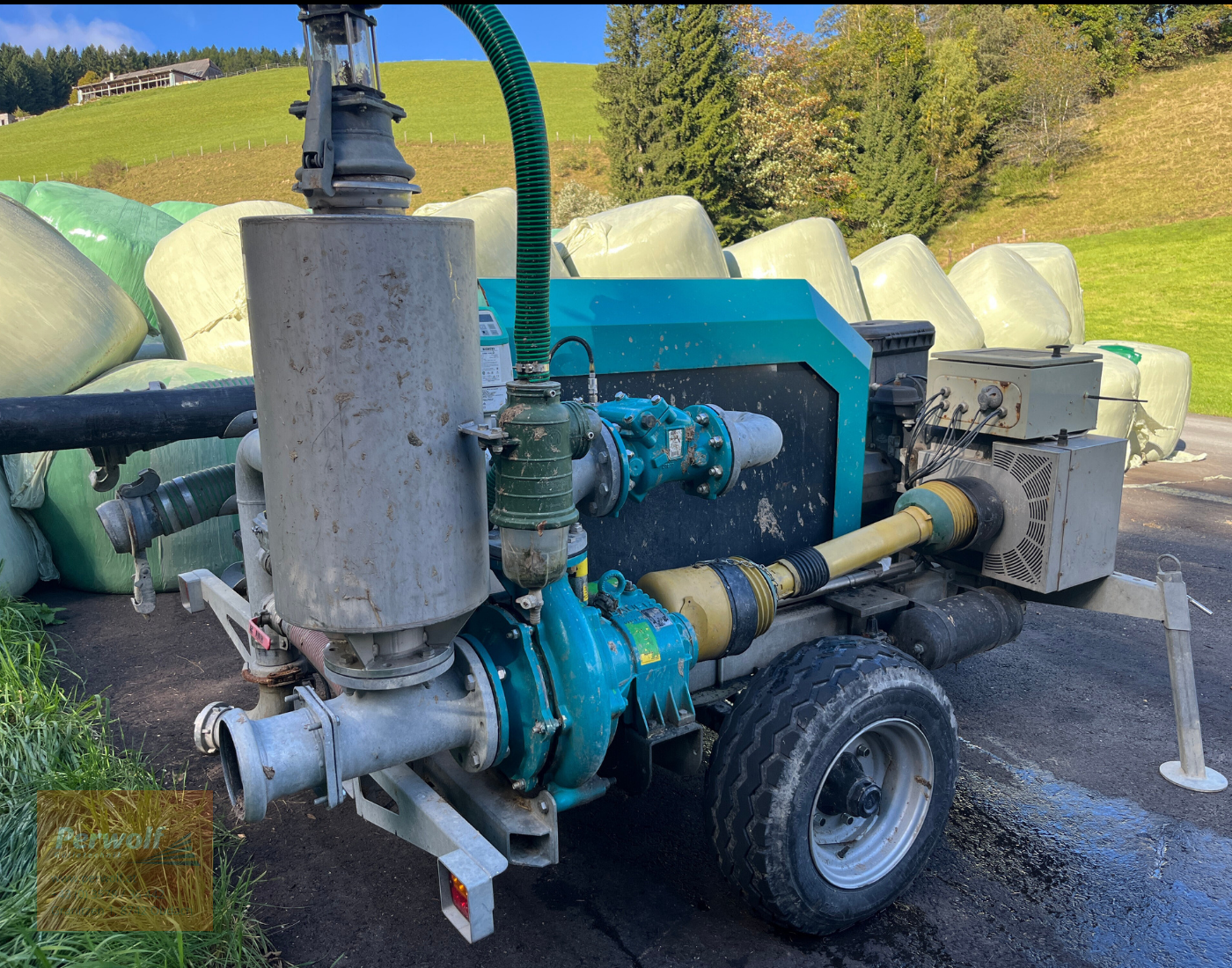 Güllepumpe des Typs Perwolf Pumpenanhänger für Gülleverschlauchung, Gebrauchtmaschine in Obdach (Bild 1)