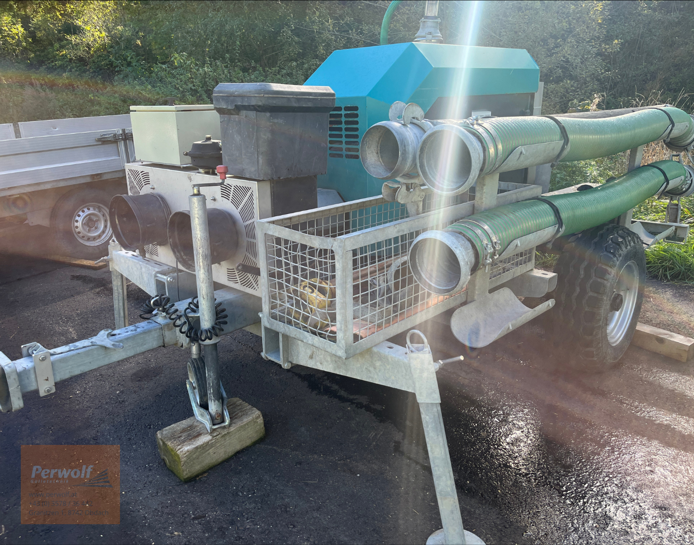 Güllepumpe des Typs Perwolf Pumpenanhänger für Gülleverschlauchung, Gebrauchtmaschine in Obdach (Bild 5)