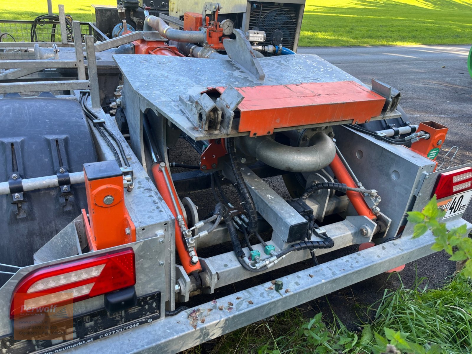 Güllepumpe des Typs Perwolf Pumpenanhänger für Gülleverschlauchung, Gebrauchtmaschine in Obdach (Bild 2)
