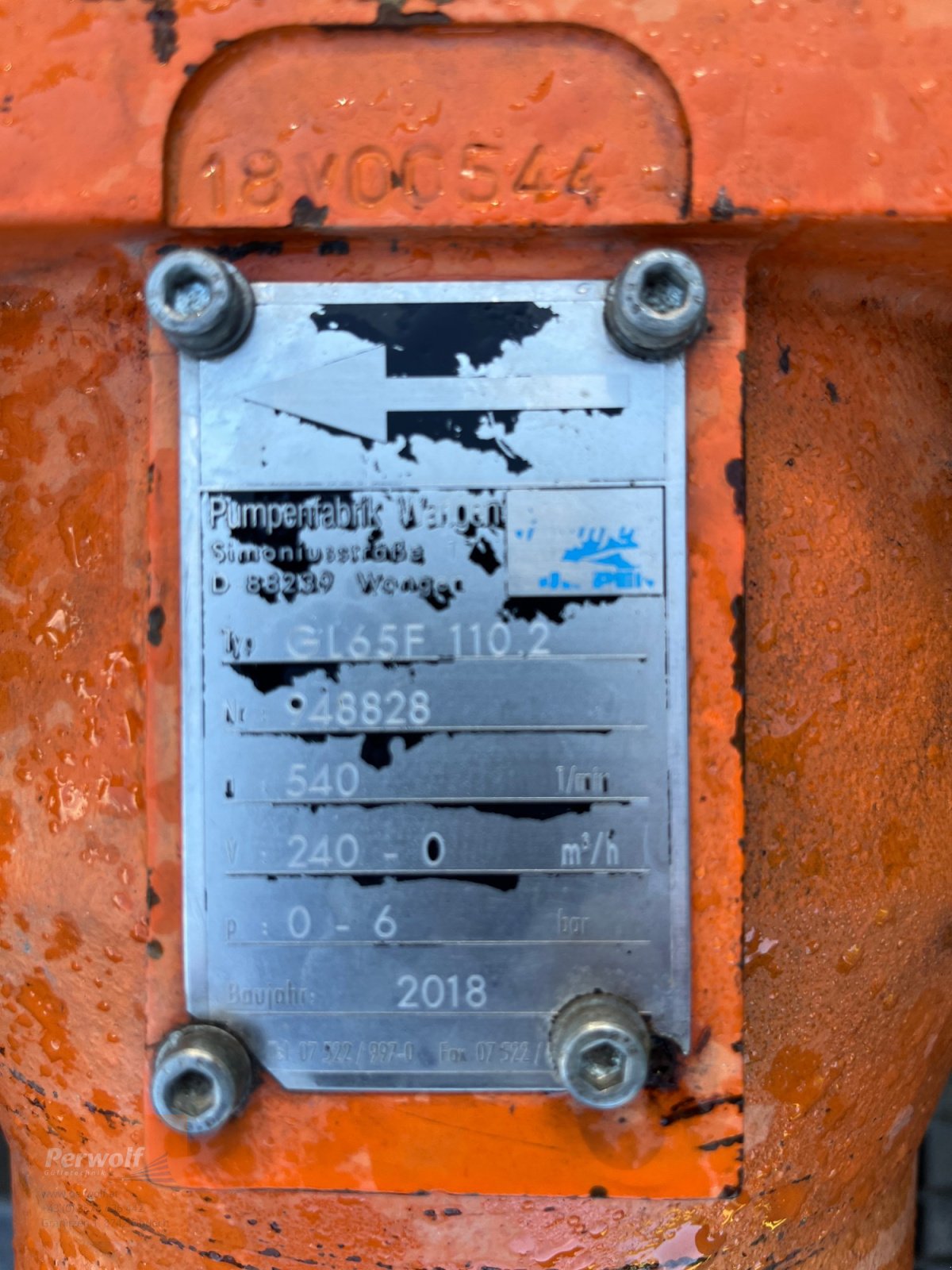 Güllepumpe des Typs Perwolf Pumpenanhänger für Gülleverschlauchung, Gebrauchtmaschine in Obdach (Bild 3)