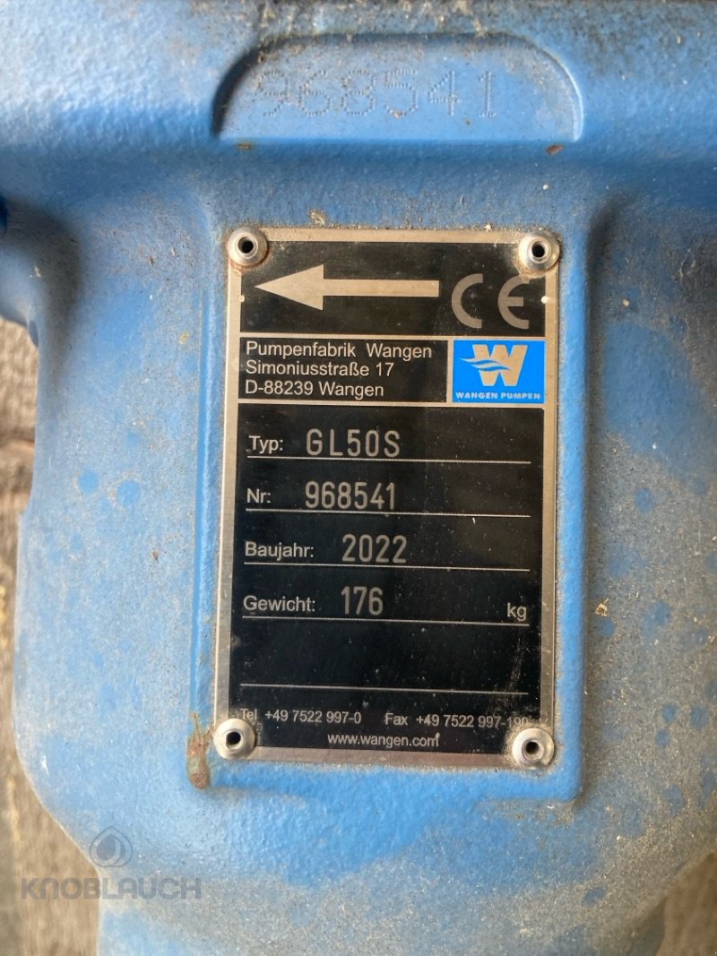 Güllepumpe typu Sonstige GL 50 S, Gebrauchtmaschine v Kandern-Tannenkirch (Obrázek 4)