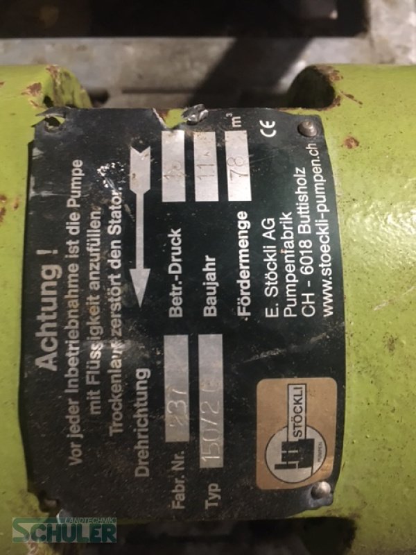 Güllepumpe des Typs Stöckli HSP 150-2G, Gebrauchtmaschine in St. Märgen (Bild 7)