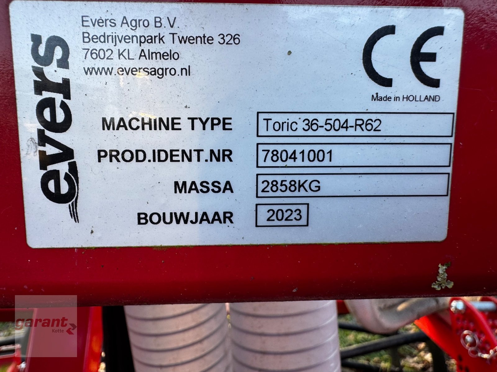 Güllescheibenegge typu Evers Toric, Neumaschine w Rieste (Zdjęcie 4)