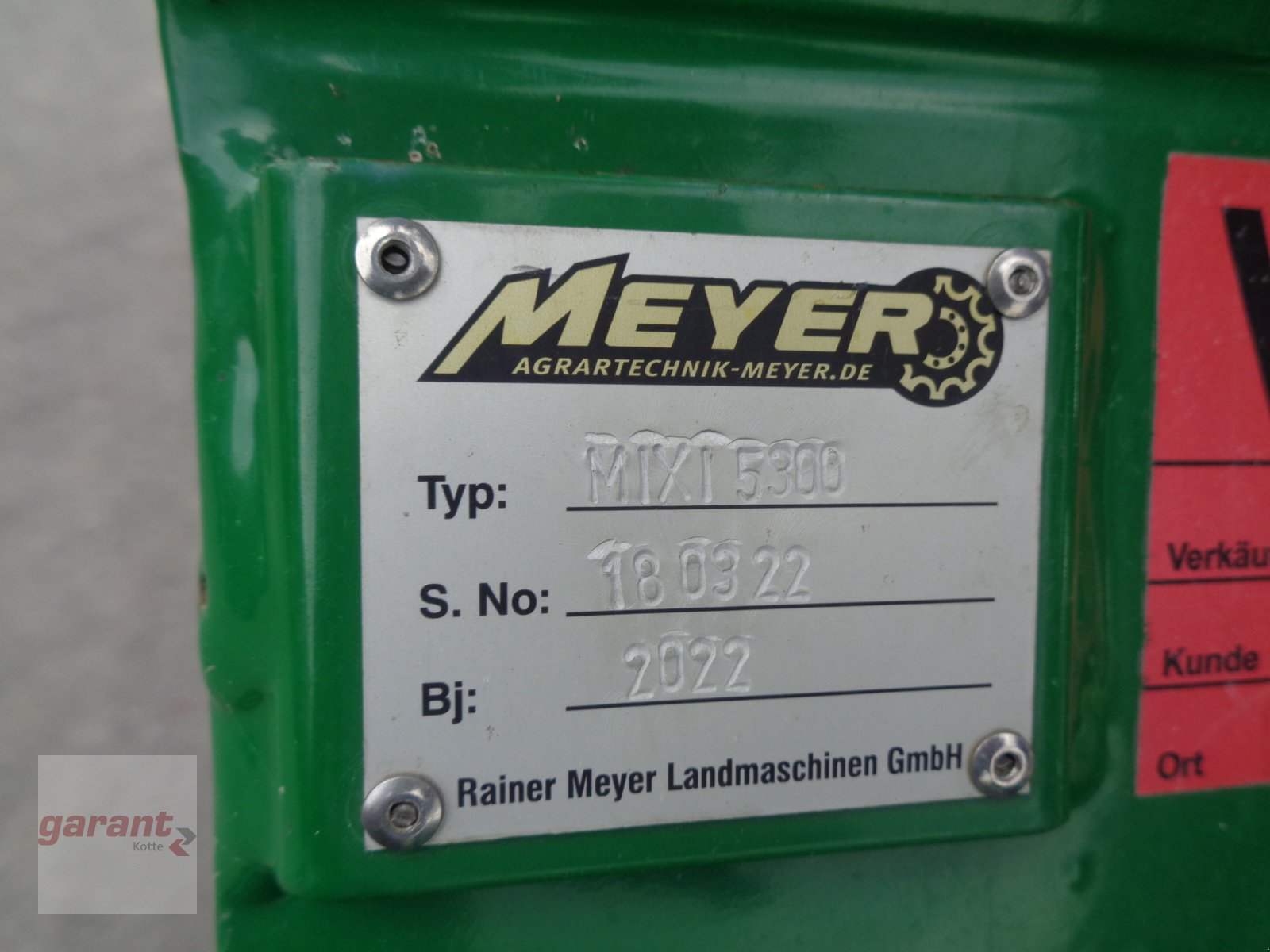 Güllescheibenegge des Typs Meyer Agrartechnik Mixi 5300, Gebrauchtmaschine in Rieste (Bild 10)