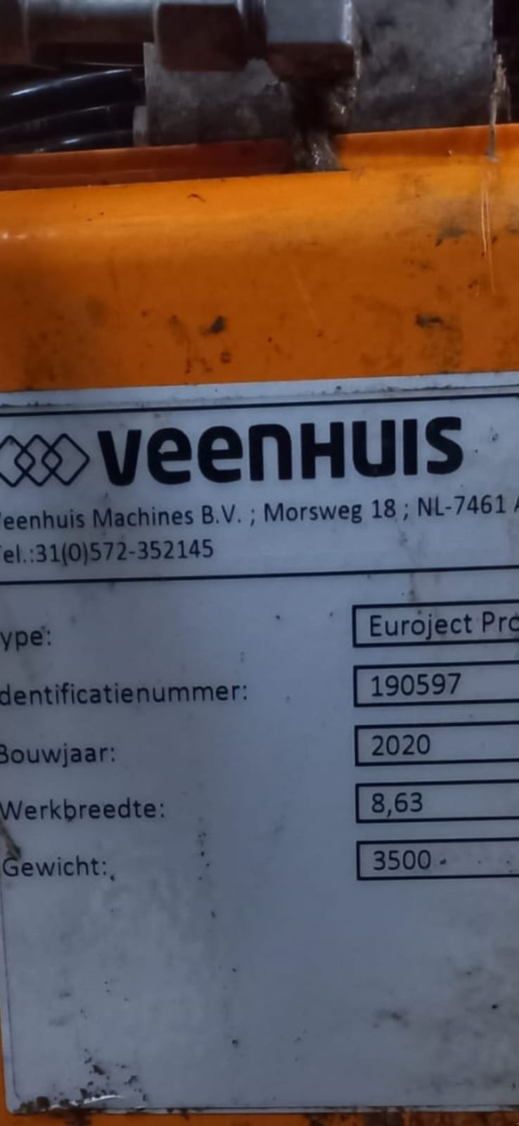 Gülleschlitzgerät des Typs Veenhuis Euroject Pro 8,63, Gebrauchtmaschine in Ebersbach (Bild 7)