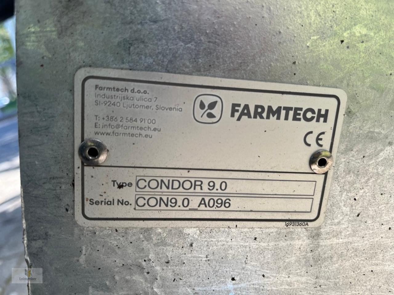 Gülleselbstfahrer del tipo Farmtech Condor 9.0, Neumaschine In Neuhof - Dorfborn (Immagine 5)