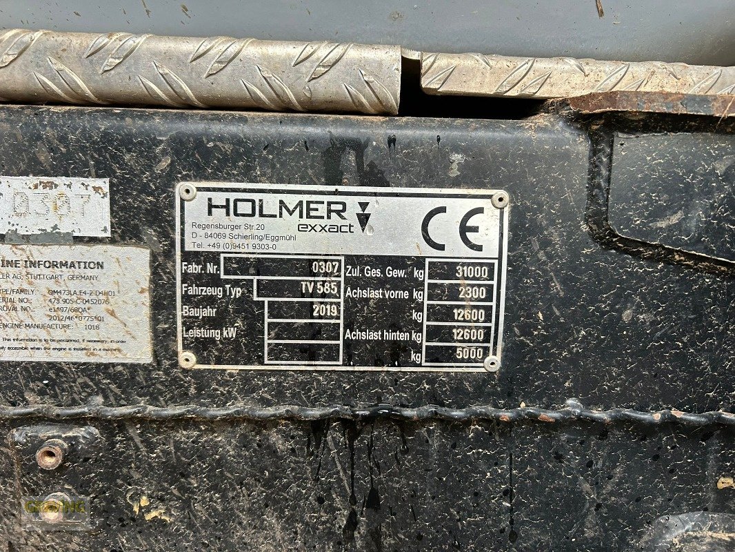 Gülleselbstfahrer des Typs Holmer Terra Variant 585, Gebrauchtmaschine in Euskirchen (Bild 19)