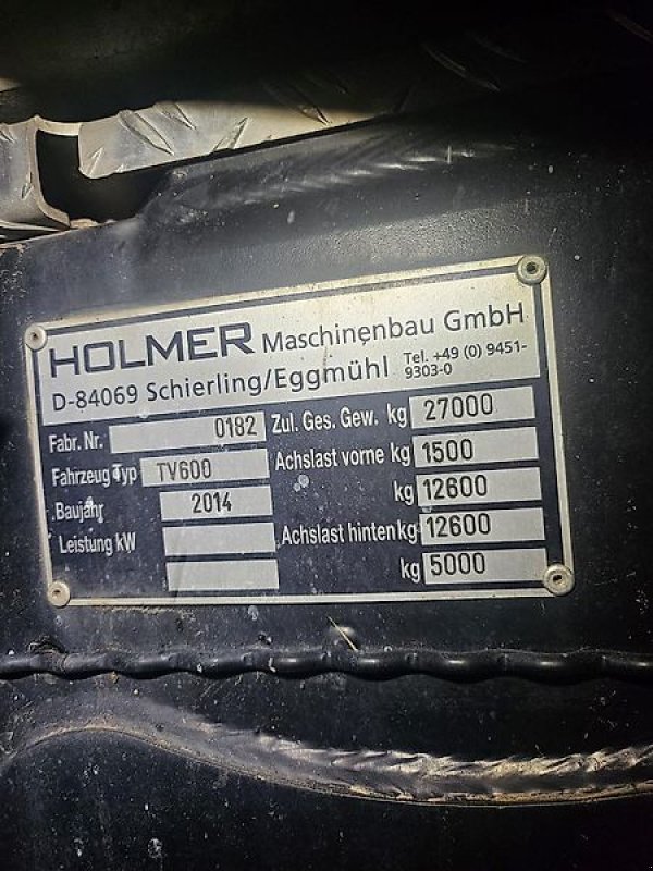 Gülleselbstfahrer del tipo Holmer Terra Variant TV 600 eco 2014, Gebrauchtmaschine en Schierling/Eggmühl (Imagen 4)