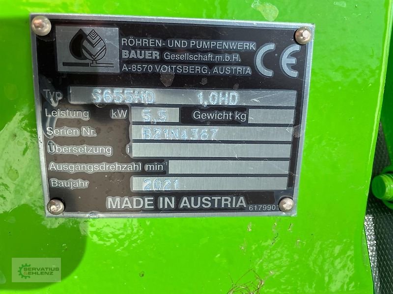 Gülleseparator des Typs Bauer S655 HD NEU!!!  Gülleseparator mit Pumpe und Schneidwerk, Neumaschine in Rittersdorf (Bild 3)
