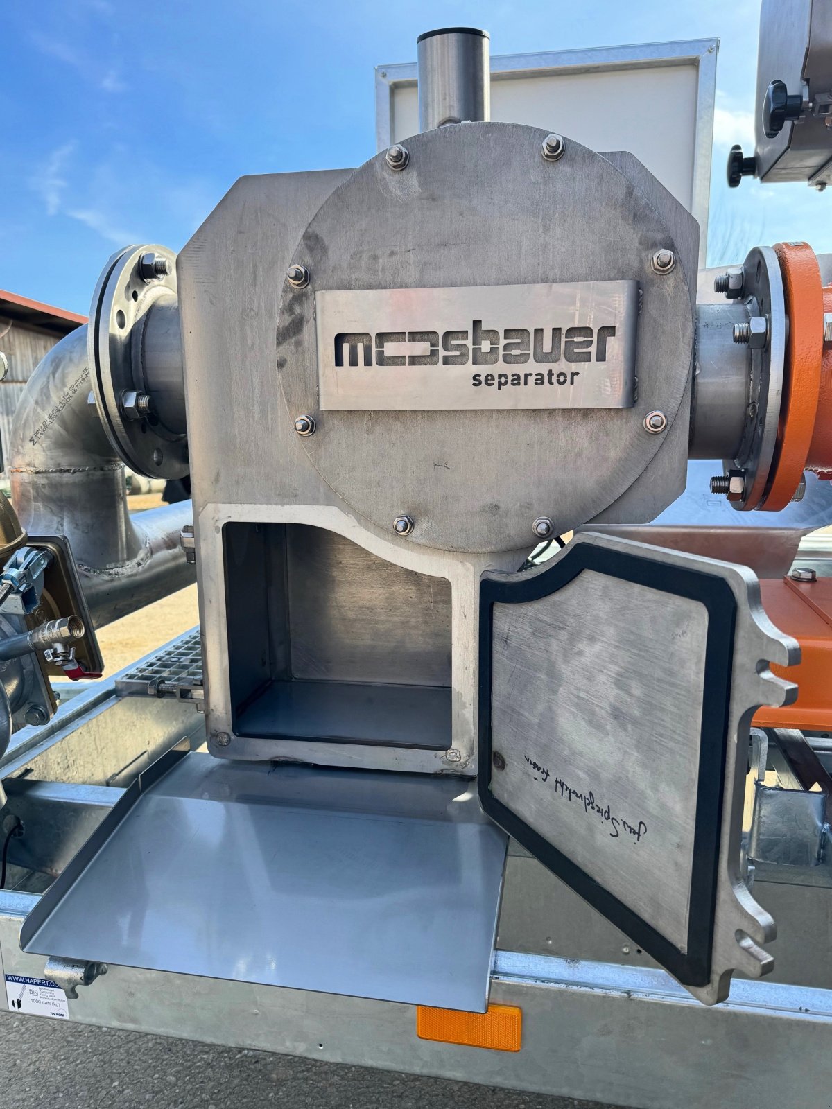 Gülleseparator Türe ait Moosbauer Separator Gülleseparator MS 310 Mobil mit Störstoffabscheider und Hebemast, Gebrauchtmaschine içinde Reut (resim 6)