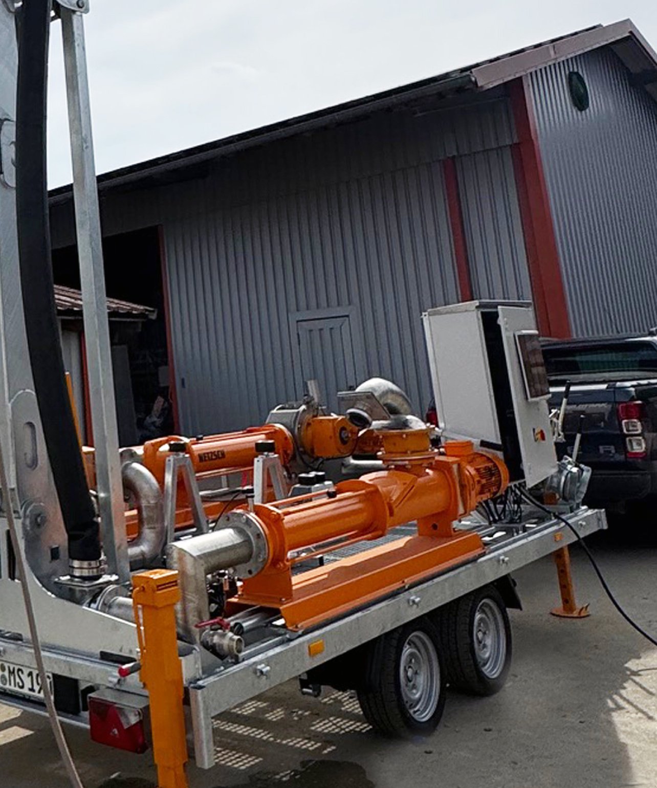 Gülleseparator Türe ait Moosbauer Separator Gülleseparator MS 310 Mobil mit Störstoffabscheider und Hebemast, Gebrauchtmaschine içinde Reut (resim 8)