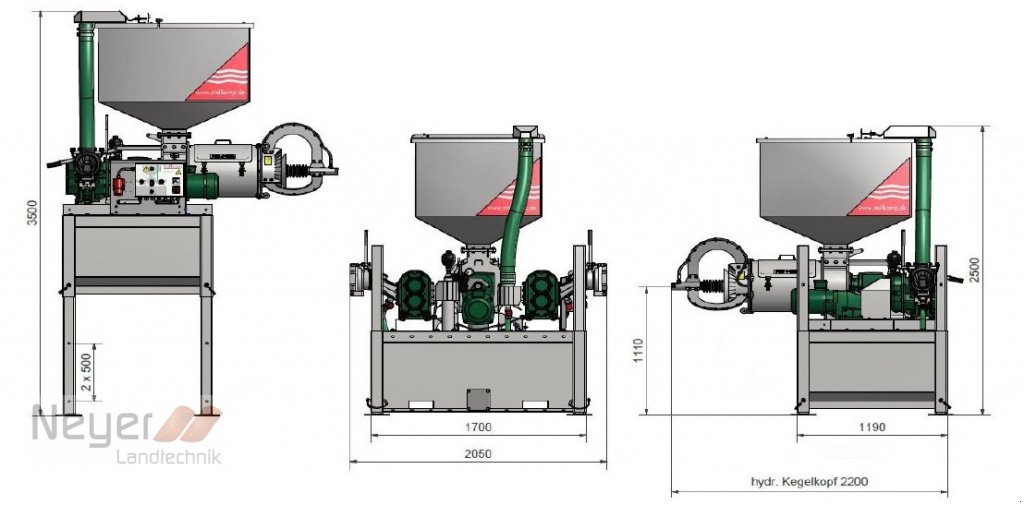 Gülleseparator des Typs Stallkamp PSS 4.5-550, Neumaschine in Bad Waldsee Mennisweiler (Bild 3)