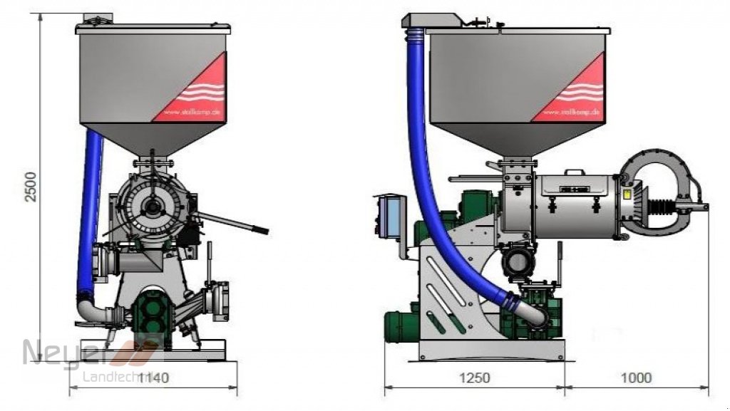 Gülleseparator des Typs Stallkamp PSS 4.5-550, Neumaschine in Bad Waldsee Mennisweiler (Bild 4)
