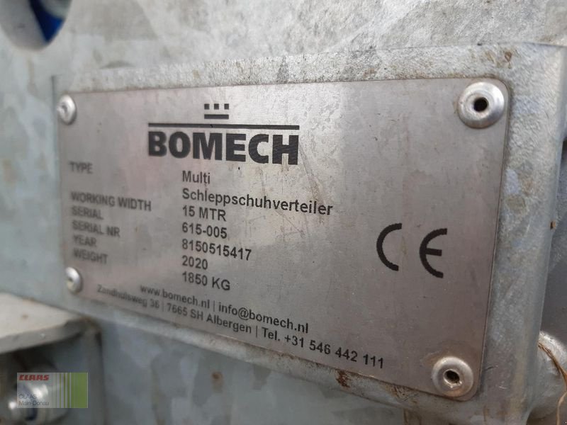Gülleverteiltechnik des Typs Bomech MULTI 15 SCHLEPPSCHUHVERTEILER, Vorführmaschine in Vohburg (Bild 5)