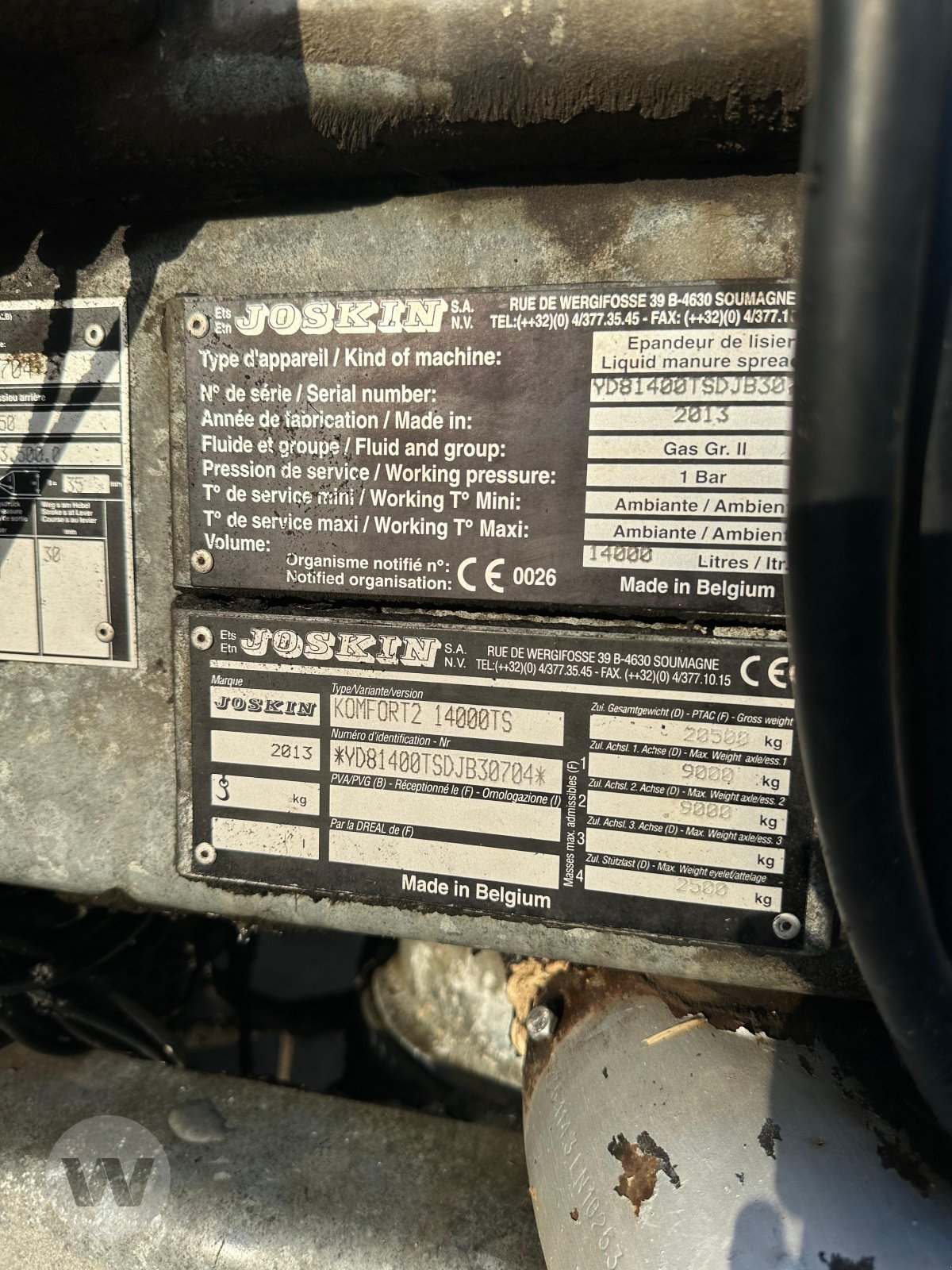 Gülleverteiltechnik of the type Joskin Komfort 16500 TS, Gebrauchtmaschine in Husum (Picture 14)