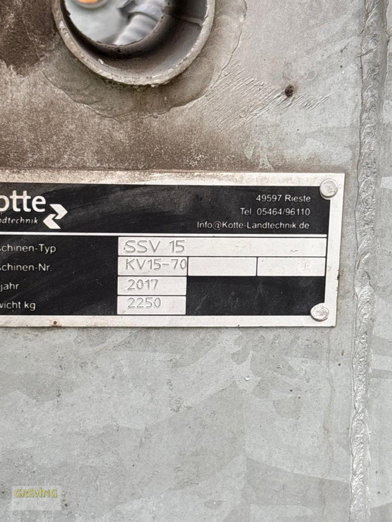 Gülleverteiltechnik van het type Kotte SSV 15 Schleppschuhverteiler, Gebrauchtmaschine in Borken (Foto 6)
