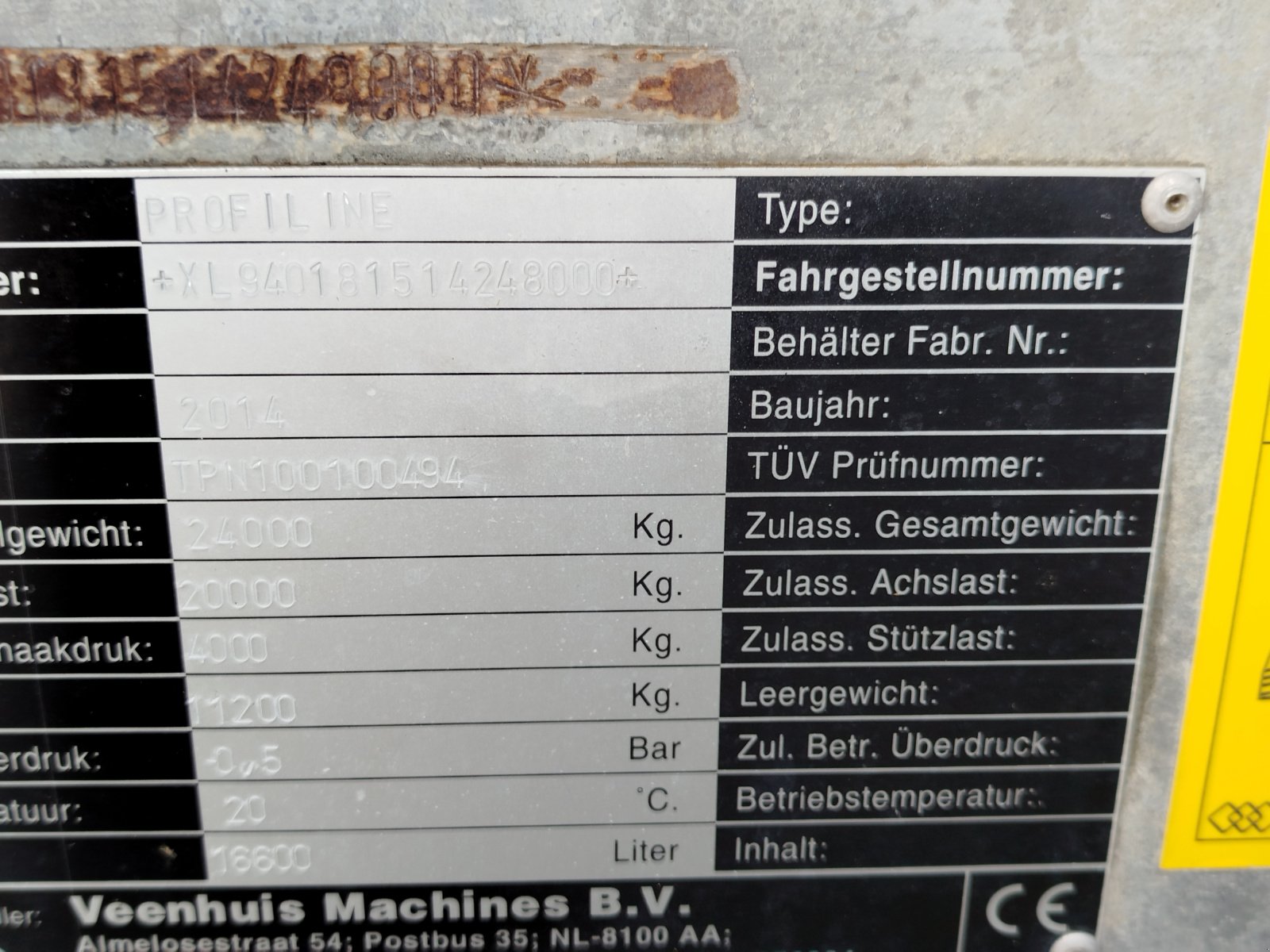 Gülleverteiltechnik of the type Veenhuis V16600 Profiline, Gebrauchtmaschine in Vienenburg (Picture 10)