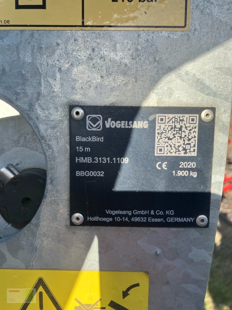 Gülleverteiltechnik of the type Vogelsang BlackBird 15m, Neumaschine in Risum-Lindholm (Picture 3)