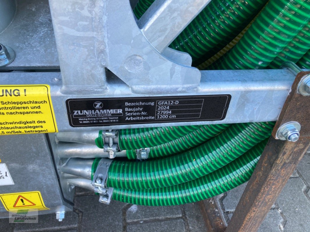 Gülleverteiltechnik des Typs Zunhammer Alpen-Glide-Fix 12m, Neumaschine in Rhede / Brual (Bild 5)