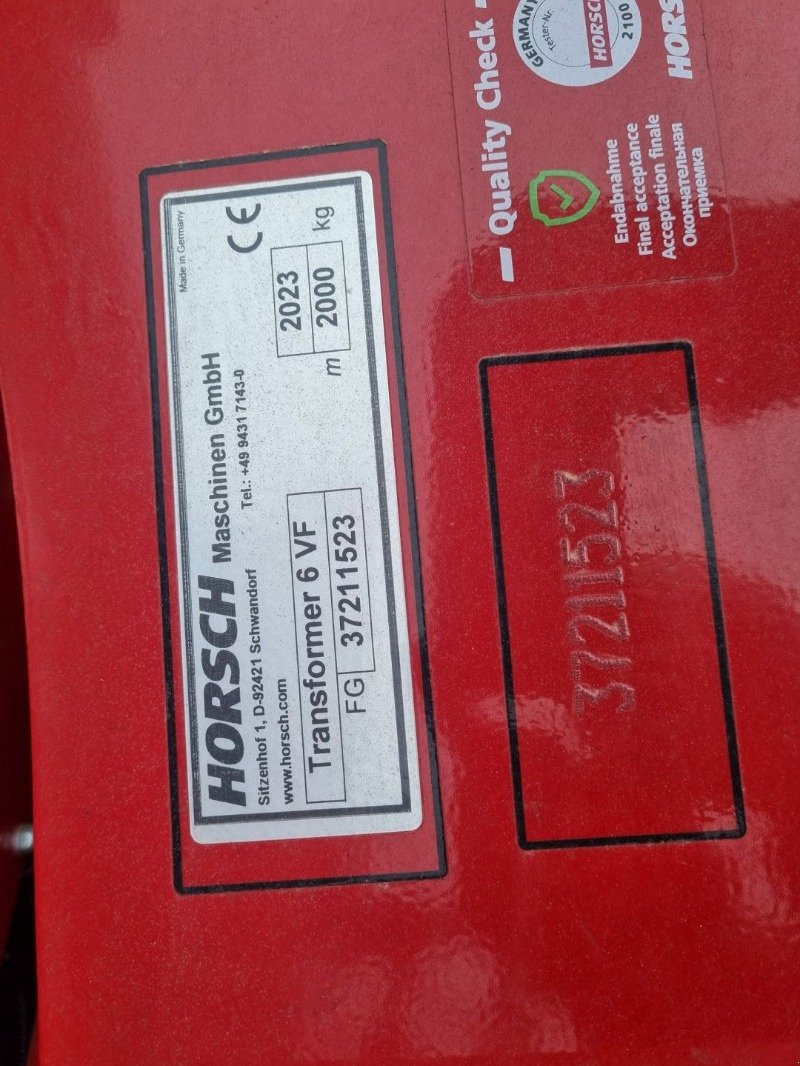 Hackgerät typu Horsch Transformer 6 VF, Neumaschine v Neubrandenburg (Obrázek 6)