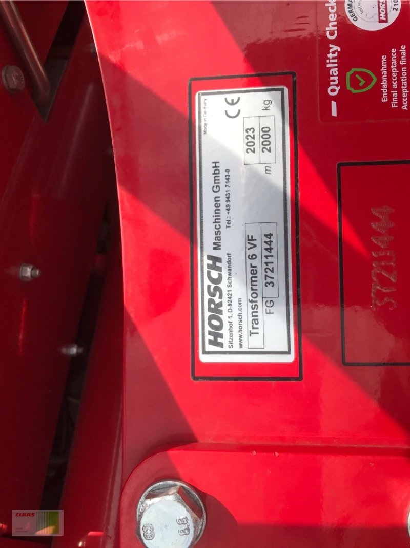 Hackgerät typu Horsch Transformer 6 VF, Neumaschine v Alveslohe (Obrázek 2)