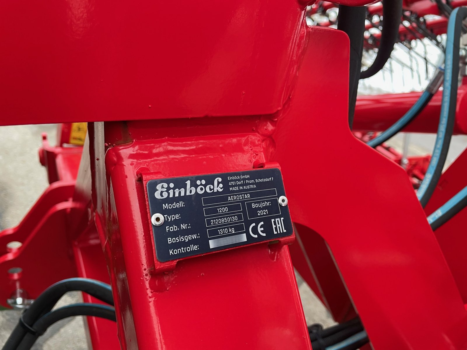 Hackstriegel a típus Einböck Aerostar 1200, Neumaschine ekkor: Burglengenfeld (Kép 10)