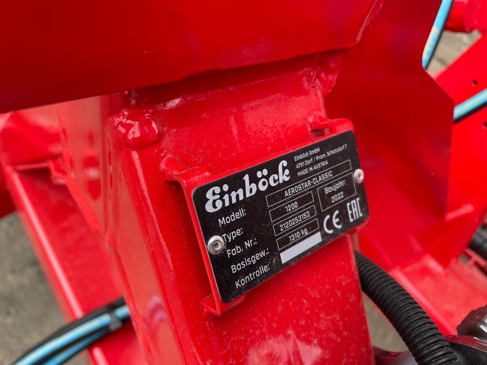 Hackstriegel des Typs Einböck Aerostar 12.00, Neumaschine in Ebeleben (Bild 4)