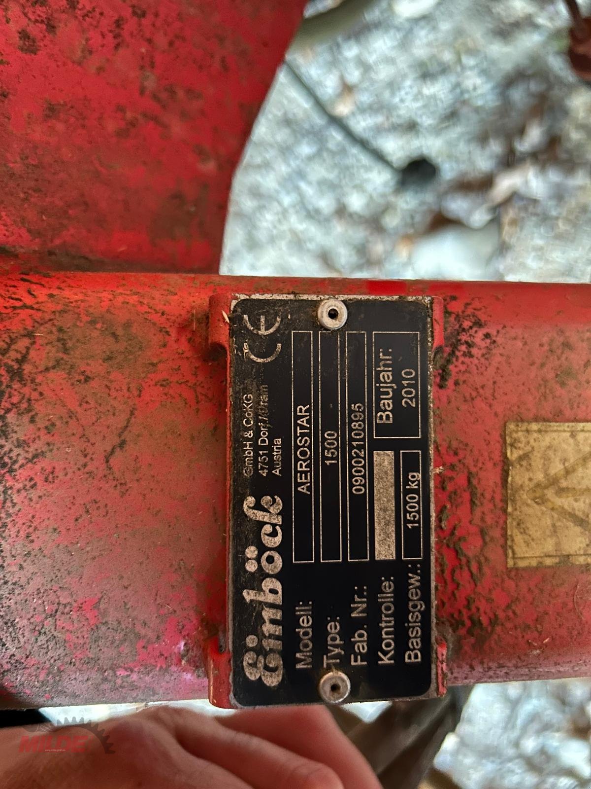 Hackstriegel des Typs Einböck Aerostar 1500, Gebrauchtmaschine in Gebenbach (Bild 6)