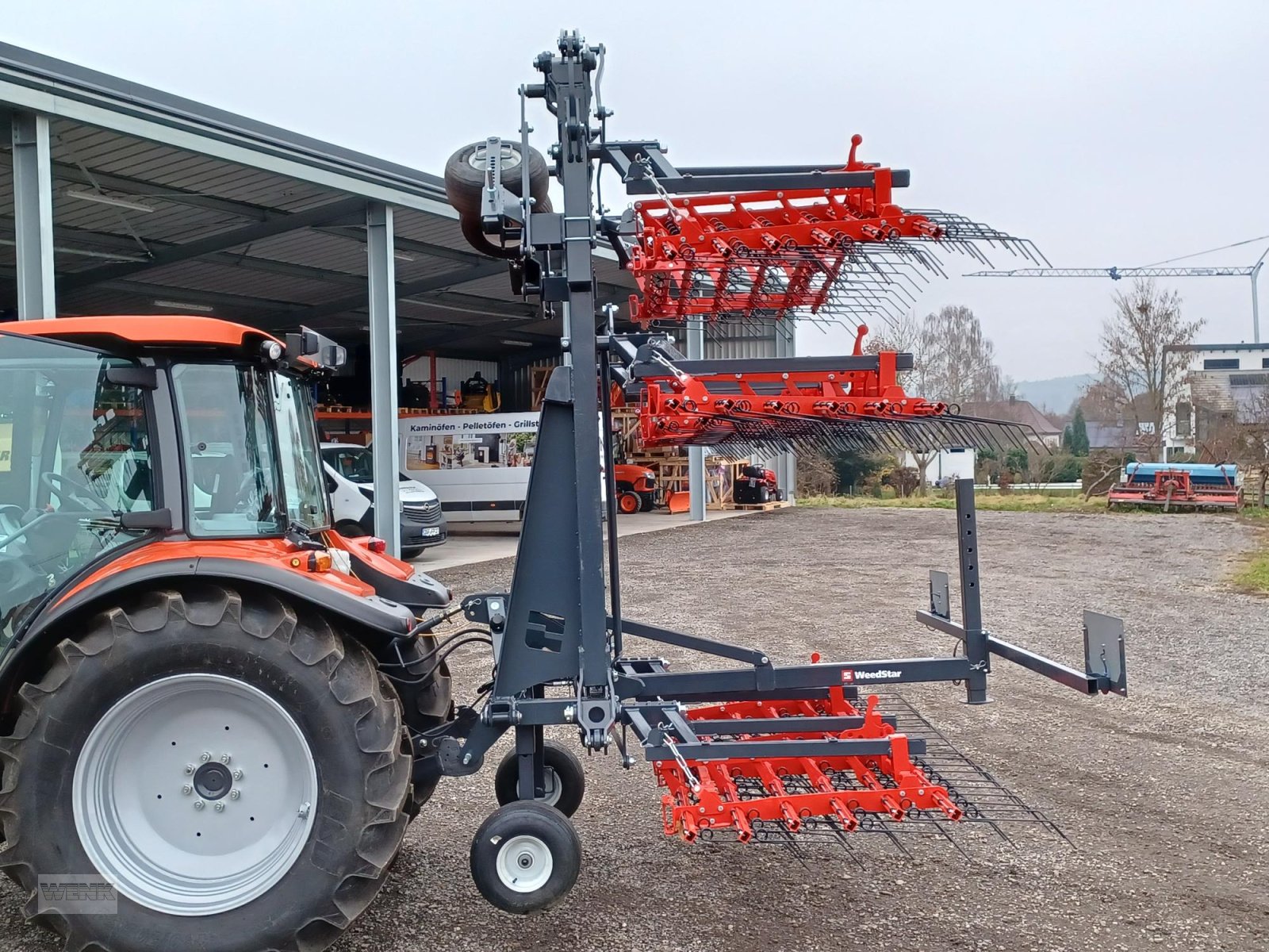 Hackstriegel del tipo Saphir Weedstar 900, Neumaschine In Reisbach (Immagine 2)