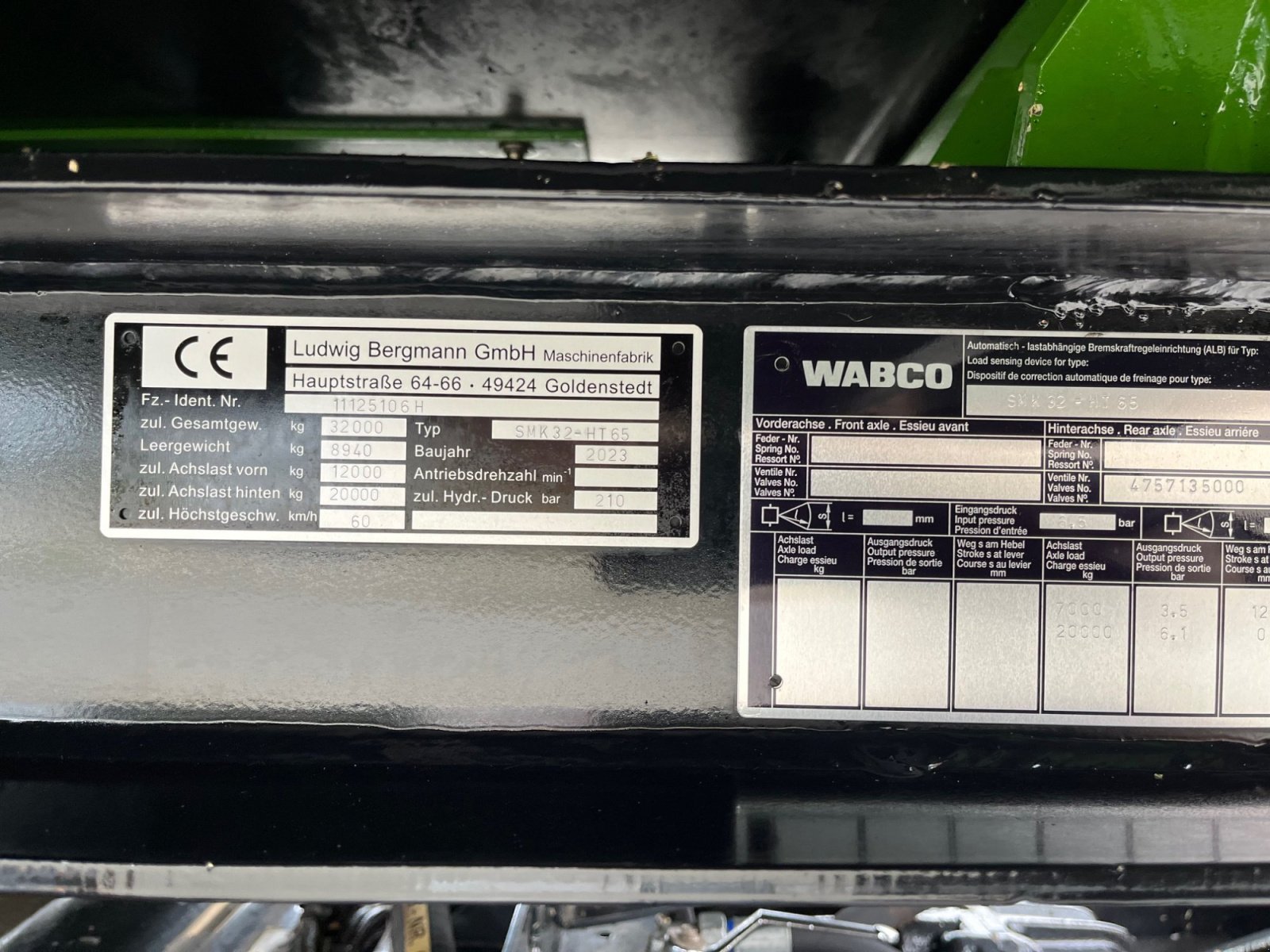 Häcksel Transportwagen typu Bergmann HT 65 Agrotruck, Gebrauchtmaschine v Neukirchen-Balbini (Obrázek 9)