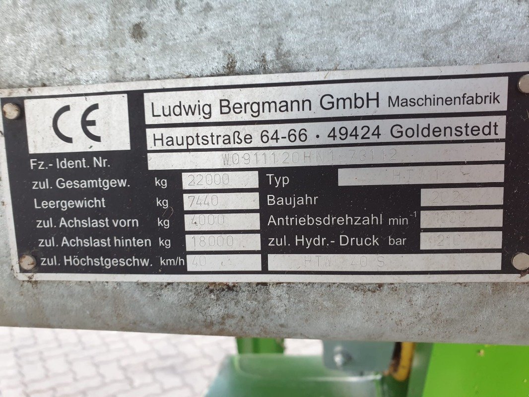 Häcksel Transportwagen tipa Bergmann HTW 40S, Gebrauchtmaschine u Sittensen (Slika 11)