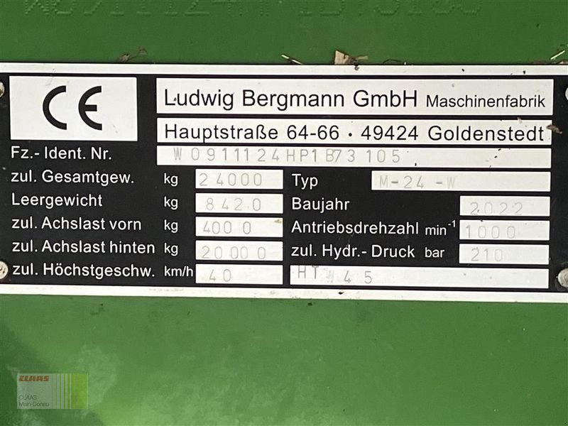 Häcksel Transportwagen des Typs Bergmann HTW 45 MECH.ANTRIEB+LA, Neumaschine in Aurach (Bild 13)